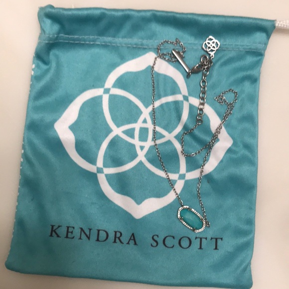 Kendra Scott Jewelry - Kendra Scott Elisa Silver & teal necklace
